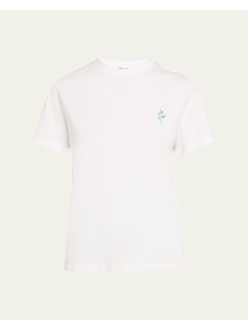 Loewe Floral Anagram Short Sleeve T-Shirt